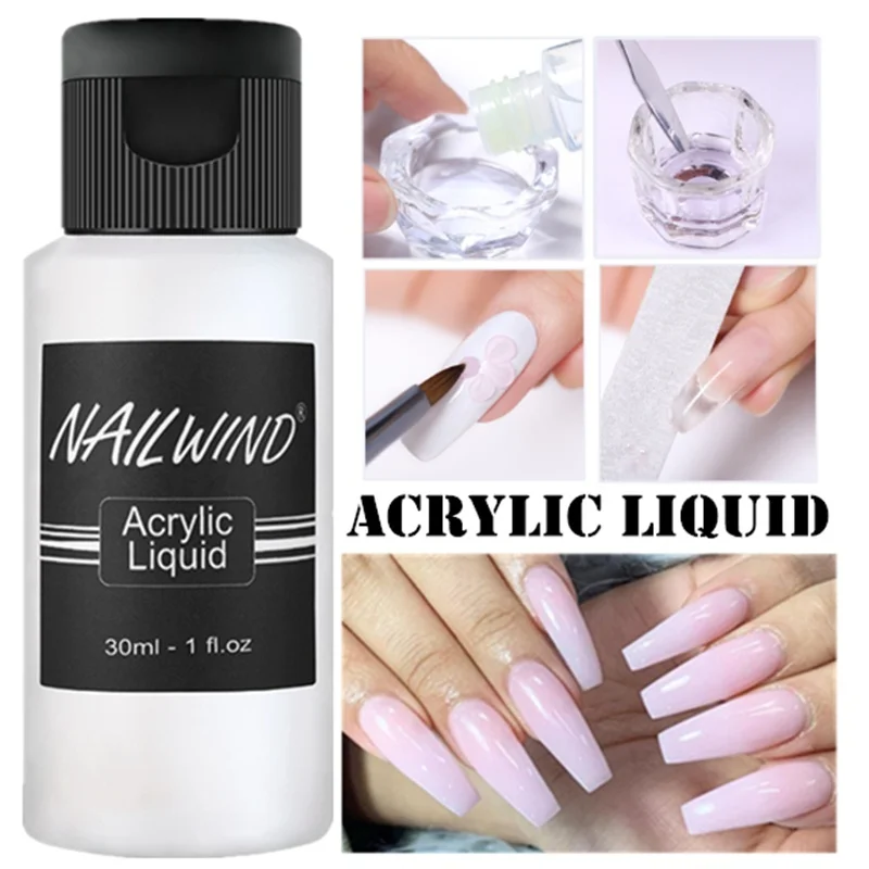 Акриловый жидкий мономер кристалл акриловый дизайн ногтей инструмент для