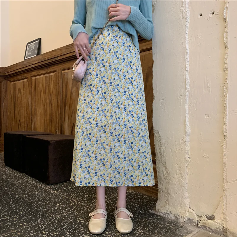 

Стильная Милая юбка с цветочным рисунком