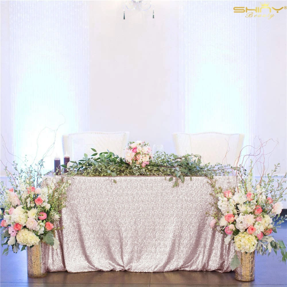 Шампанские Румяна высокой плотности 60x102 дюймов Фотофон свадебная скатерть