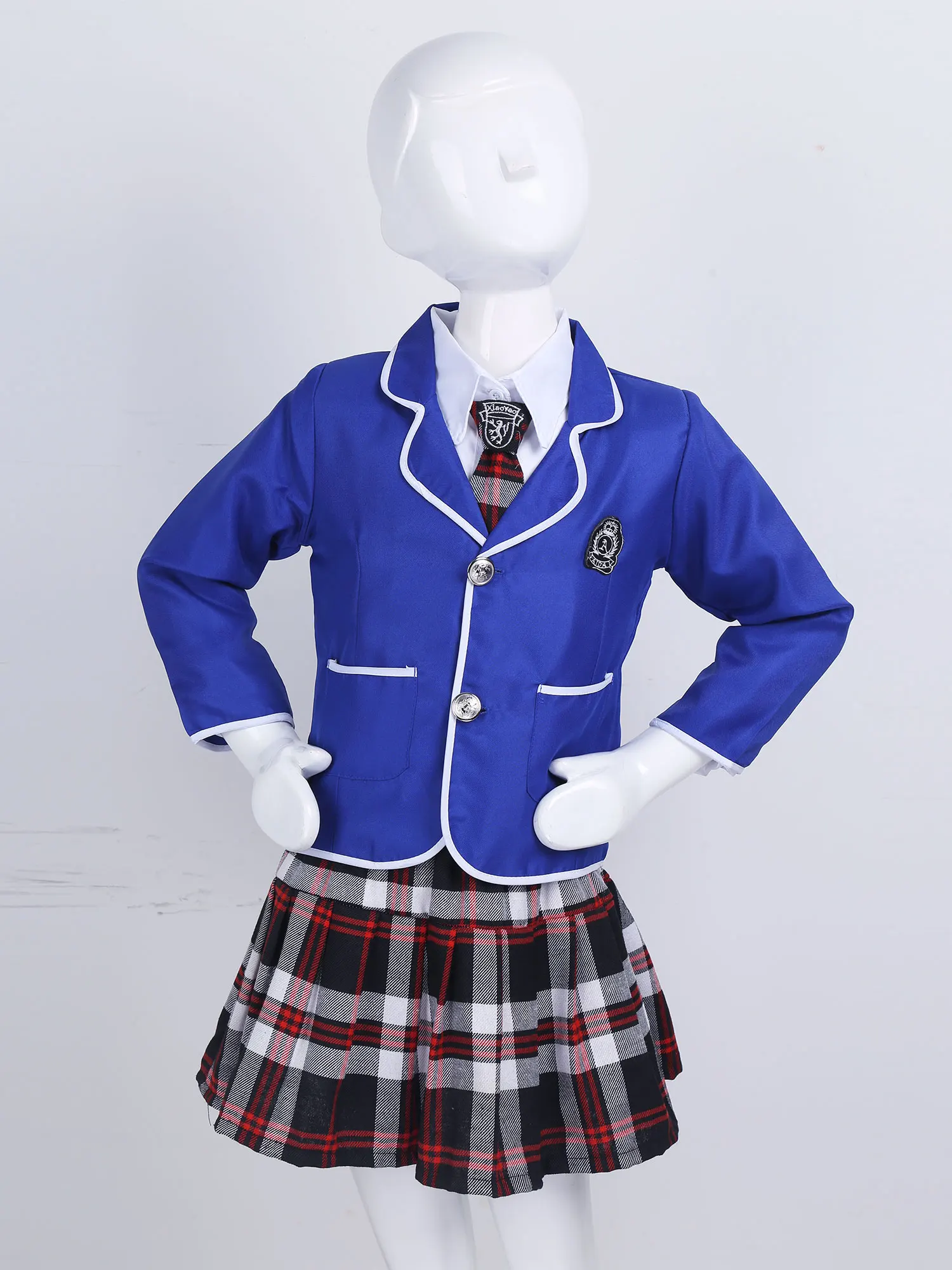 Комплект школьной формы для девочек японская рубашка с длинным рукавом