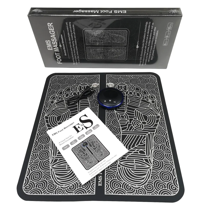 

Electric EMS Foot Massager Pad Feet Muscle Stimulator Foot Massage Mat Improve Blood Circulation Relieve Ache Pain Health Care