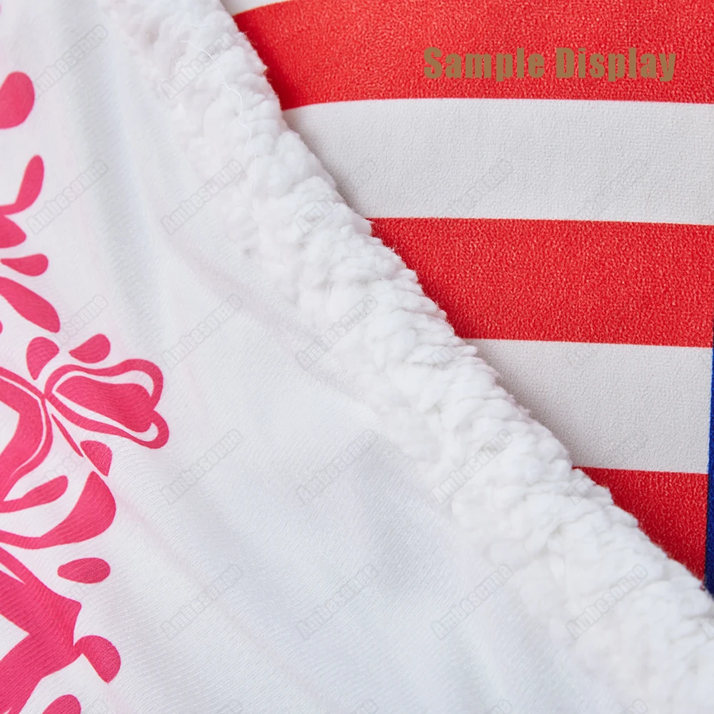 ?? Spots And Splashes Of Blood Sherpa Blanket Red And White Bed Blanket Classic Sherpa Blanket Custom Blanket Drop Ship