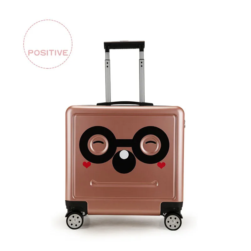 16 inch lovely girl students trolley case child Cartoon Travel luggage kids rolling suitcase fashion Wheels boy Boarding box | Багаж и