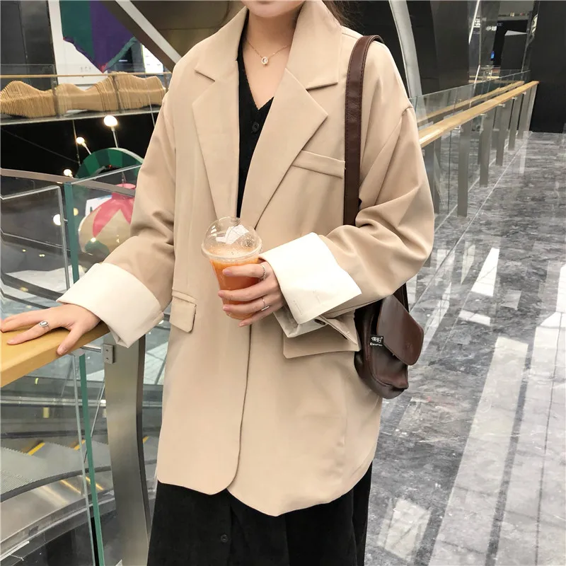 Винтажные женские блейзеры больших размеров, белый блейзер, Femme Chic Chaqueta Mujer Bleiser Feminino