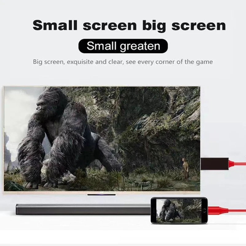 8 Pin к HDMI кабель HD ТВ цифровой av-адаптер Lightning 2 м USB 1080P умная розетка конвертер для