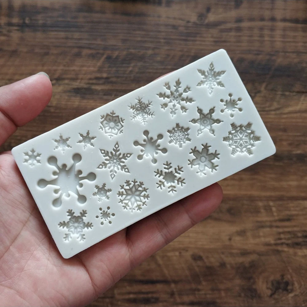 Новая 3D шоколадная форма Лось Снеговик Рождественская елка снежинка силиконовая