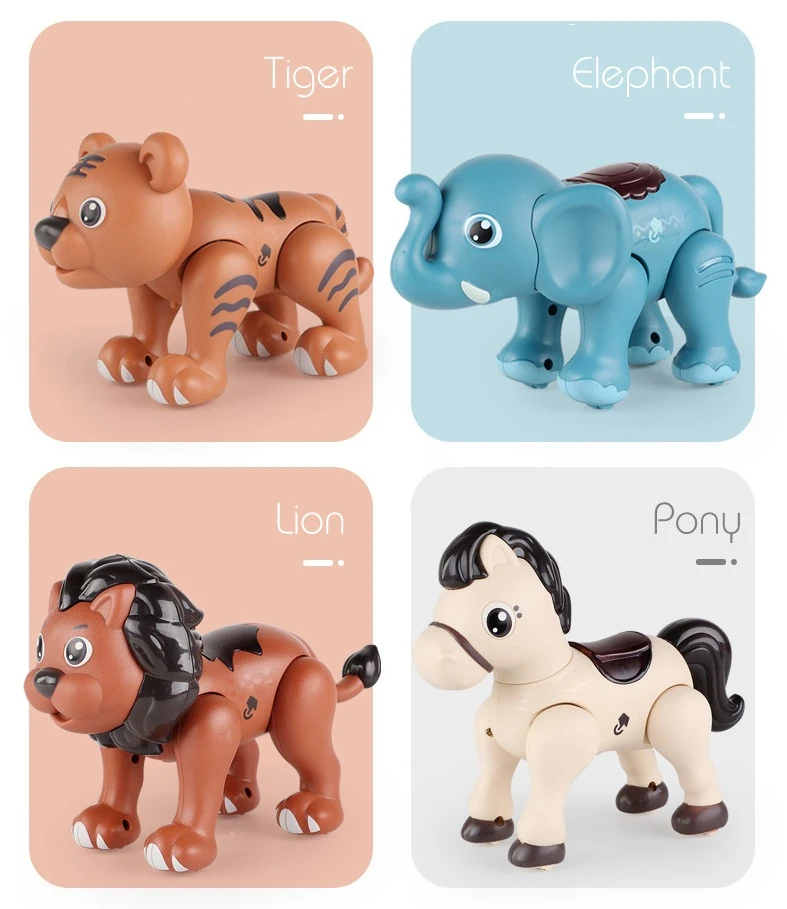 

Creative Montessori 3D Puzzle Jigsaw Magnetic Assembly Animal Cognition Toys For Toddlers Children Early Educational Game