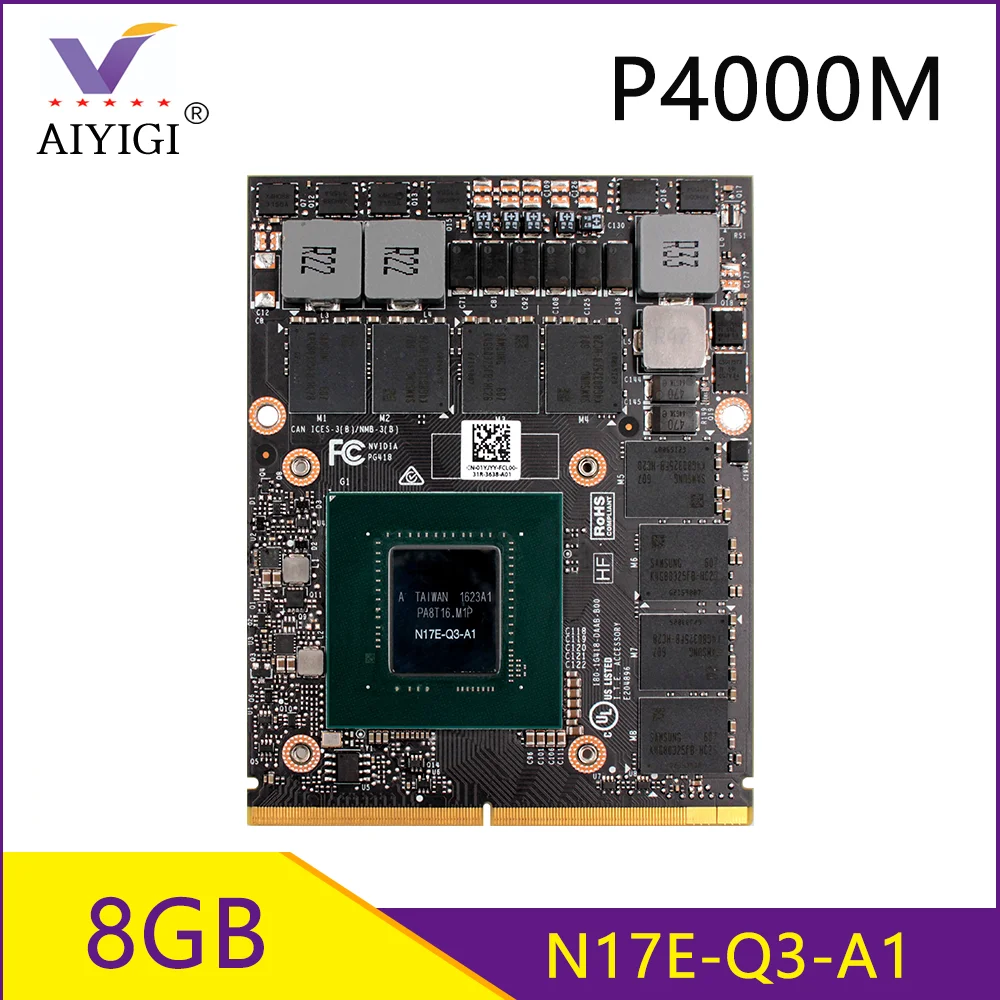Квадро P4000M P4000 GDDR5 8 Гб Видео Графика карты N17E Q3 A1 с X скоба для HP ZBook 17 G3 G4 Dell M7710 M7720