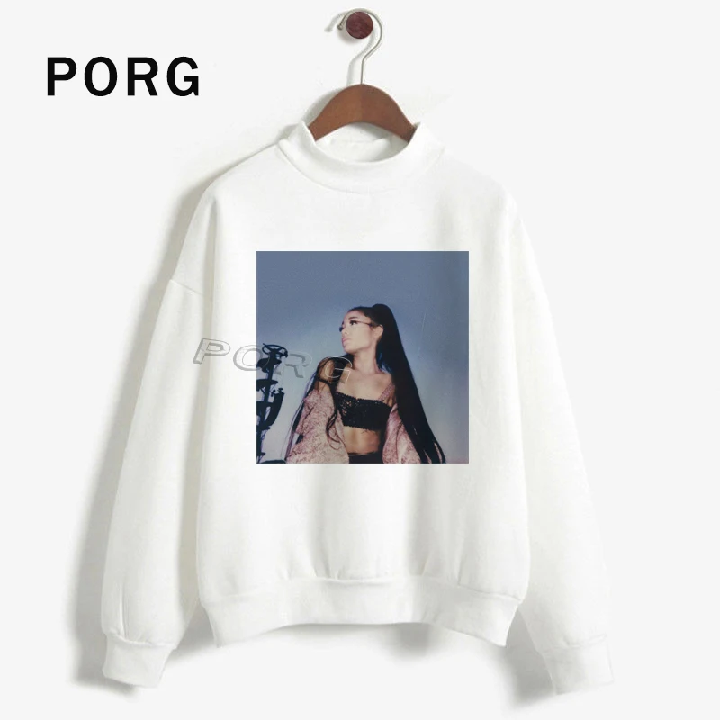 Ариана Гранде Женская эстетичная тёплая Ullzang винтажная Корейская толстовка