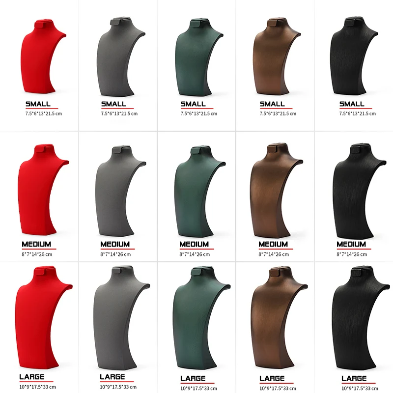 Shop Window Mannequin Necklace Jewelry Pendant Display Stand Holder Ring Earrings Show Decor Jewelry Display Shelf