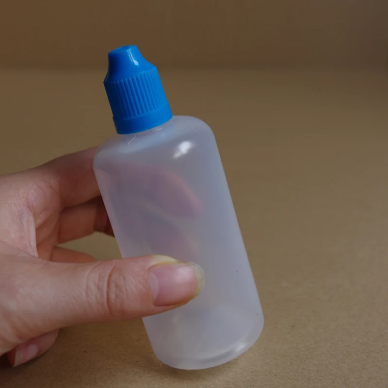 500pcs Empty 100ml E-cig Liquid Bottle PE Plastic Dropper with Childproof Cap Needle Tip Soft | Красота и здоровье