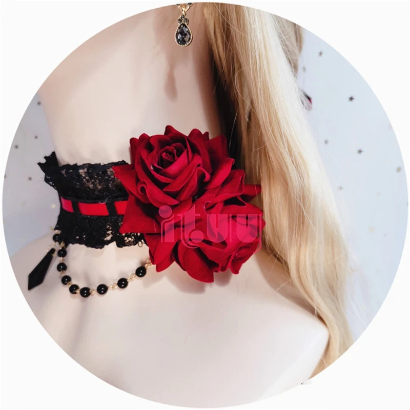 Лолита KC Готическая серия Диабло Нотр-Дам Аполлон солнце панк роза Жемчужное