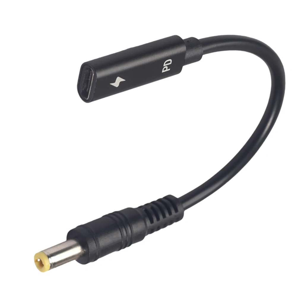 3671 29 USB 3 1 Тип C DC/DC 20V 5 2 мм \ u0026 штекер PD кабель для зарядки ноутбука черный|Детали и