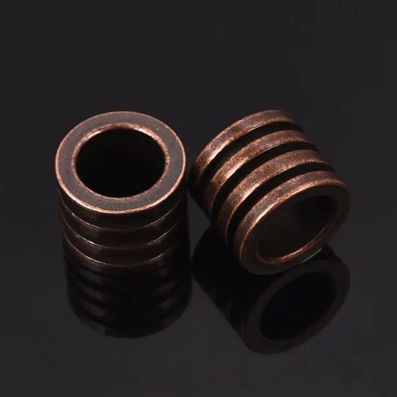 5 шт./лот бусины из нержавеющей стали для браслета в стиле ретро разделительные