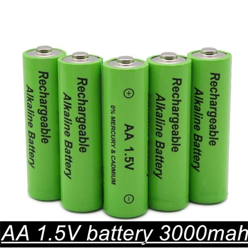 Лот AA 1,5 v батарея 3000mAh Quanlity Перезаряжаемые Ni-MH 1,5 V батарея аккумуляторная батарея+ 1 шт зарядное устройство
