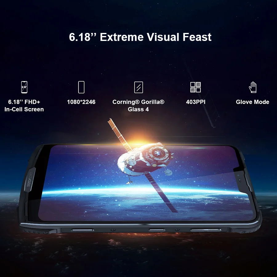 DOOGEE S90C модульный прочный мобильный телефон IP68 6 18 дюймов дисплей 12V2A 5050 мАч Helio P70