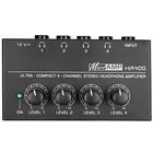 Behringer HA400 ультра-компактный 4-канальный портативный усилитель Amp Мини наушники Amp 4-канальный мини стерео усилитель для наушников