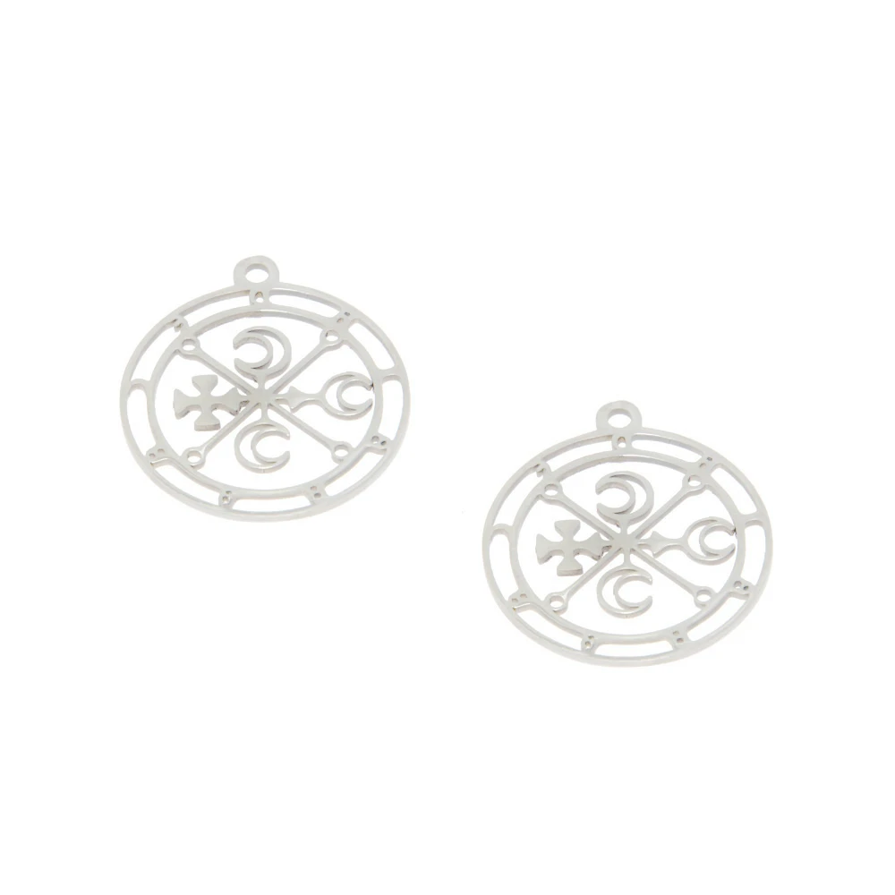 

5 шт./лот, подвеска с символами дексабии, Ars, Goetia king, sigil, Малый ключ Соломона, герметичная кабала, герметичная ритуальная Подвеска 25 мм