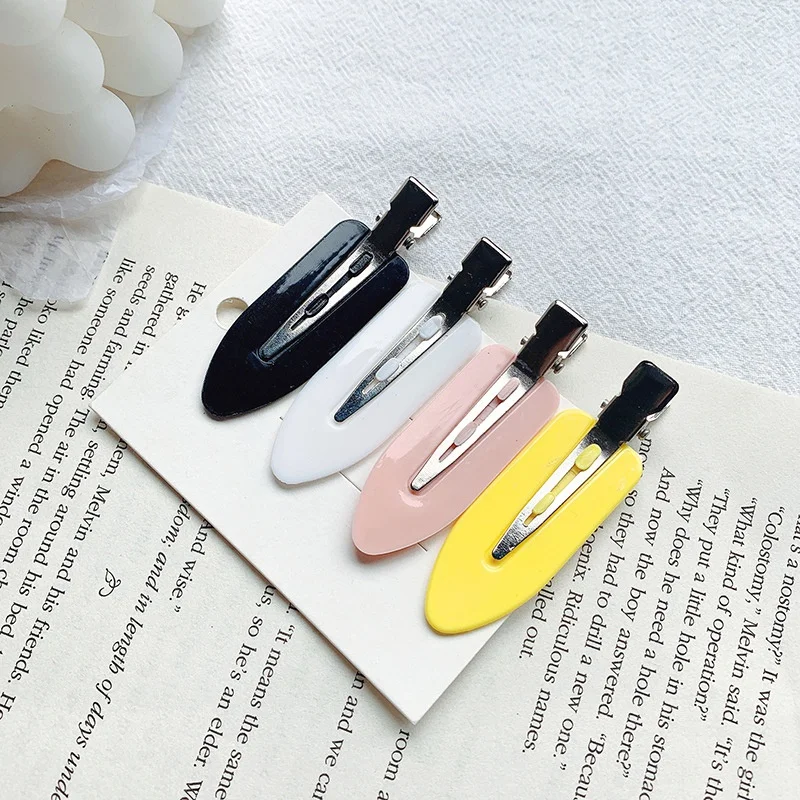 4 шт. Для женщин Заколки для волос не сгибать бесшовные бахромой заколка шпильки