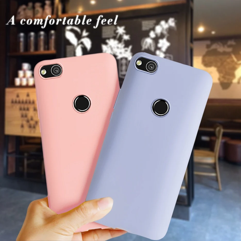 Роскошный Ультратонкий чехол для телефона Huawei P8 Lite 2017 мягкий силиконовый