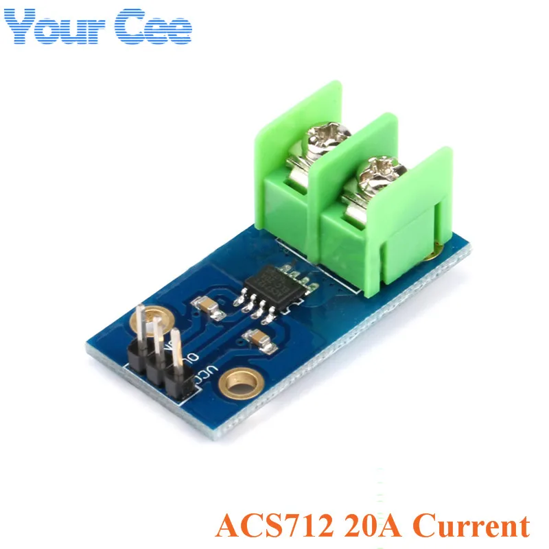 Модуль датчика тока Холла ACS712 модуль для интегральной схемы Arduino 5A 20A