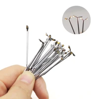 1500 scale architecture building lamp double head light diy model making 3v warmwhite copper lamps for diorama 5pcslot