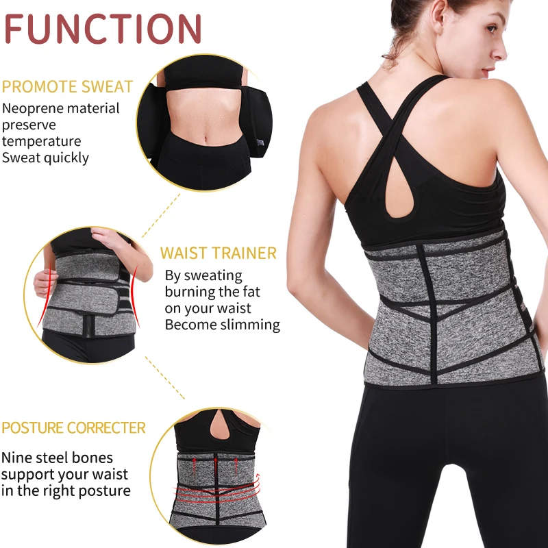 Тренажер для талии триммеры пояс уменьшения формы утягивающий формирователь