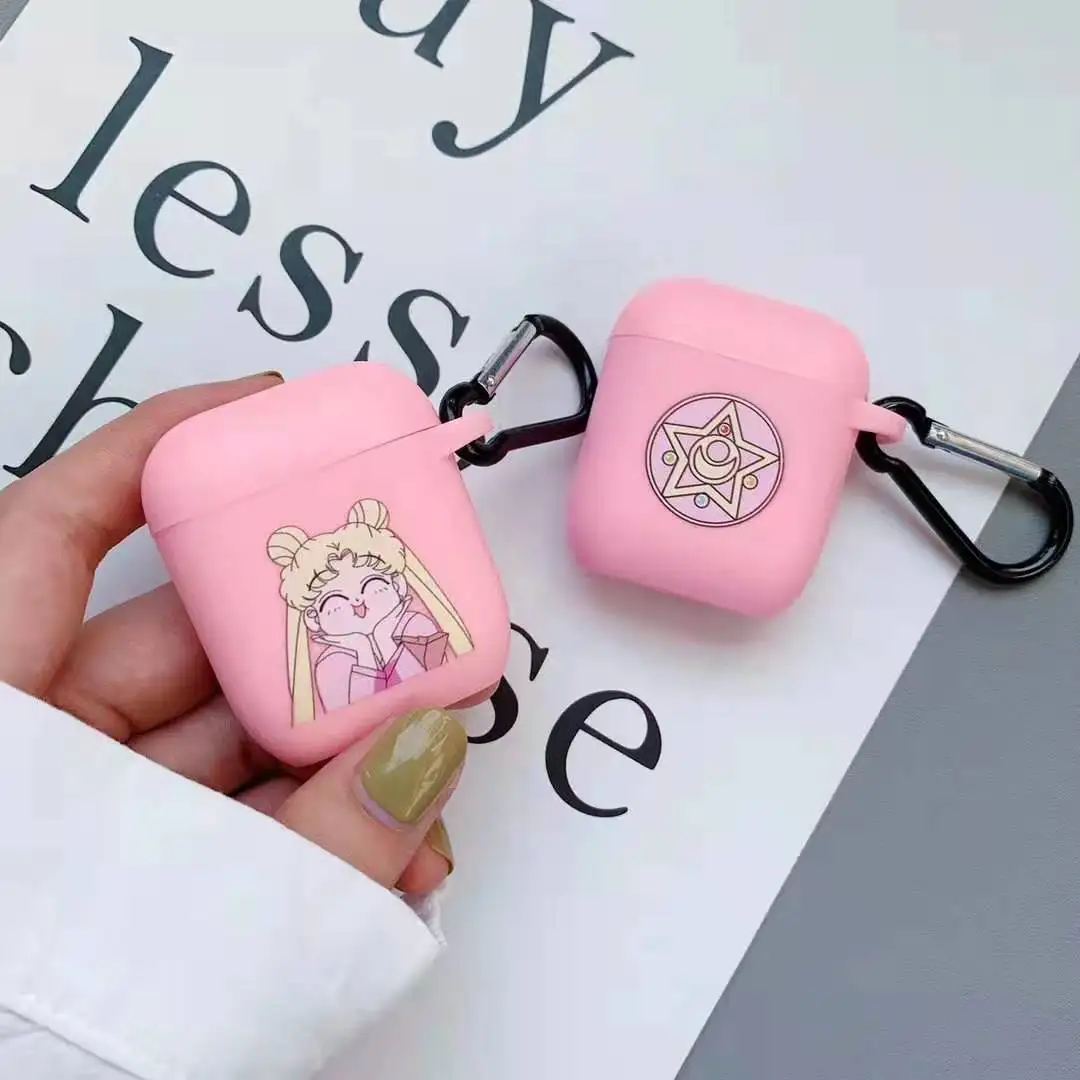 3D мультфильм для Airpods силиконовый стежок чехол для Apple Air pods милый чехол для гарнитуры наушников чехол для Earpods аксессуары