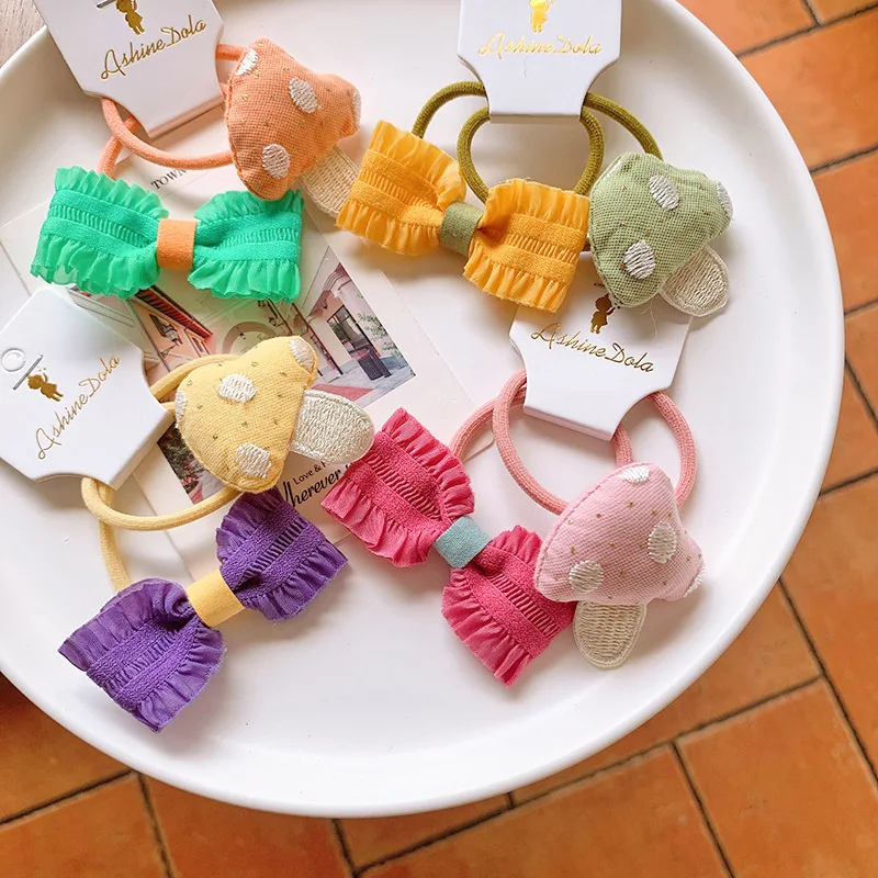 

Простая новая резинка для волос с бантом для девочек мультяшная резинка милые Мультяшные резинки для волос детский головной убор для детей ...