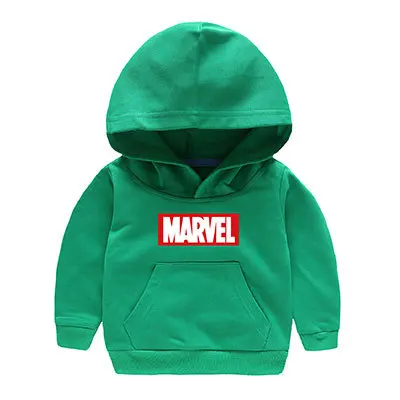 Свитер с принтом Marvel Disney детская одежда в европейском и американском стиле