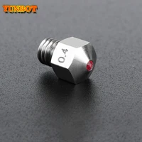 titanium alloy mk8 ruby nozzle 0 4mm 1 75mm nozzles high temperature for petg abs pet peek nylon 3d printer parts
