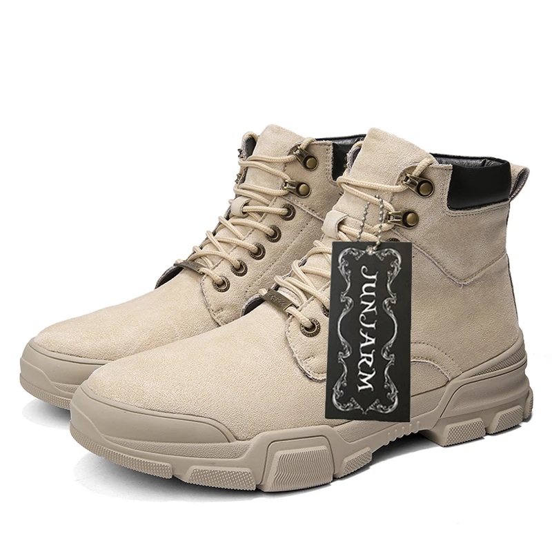 Мужские ботинки для улицы JUNJARM 2020 мягкая амортизирующая микрофибра качественные