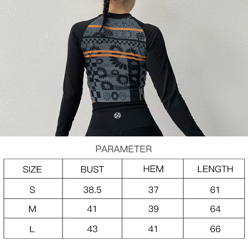 Сексуальный топ для йоги женская рубашка с длинным рукавом спортивная одежда