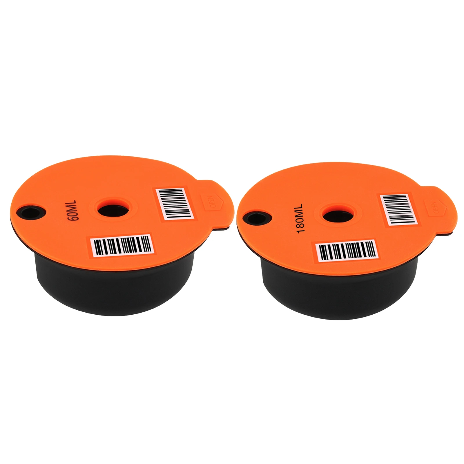 

Refillable Plastic Coffee Capsule for Bosch Tassimo Coffee Machine, Stainless Steel Mesh, Silicone Lid