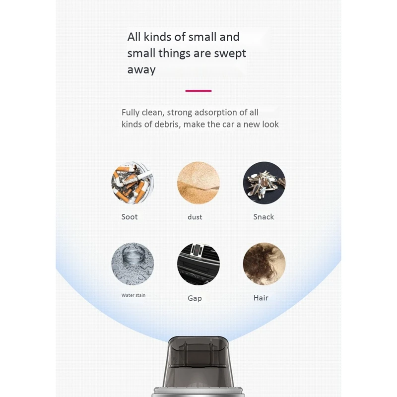 4000Pa автомобильный пылесос портативный беспроводной ручной автоматический робот