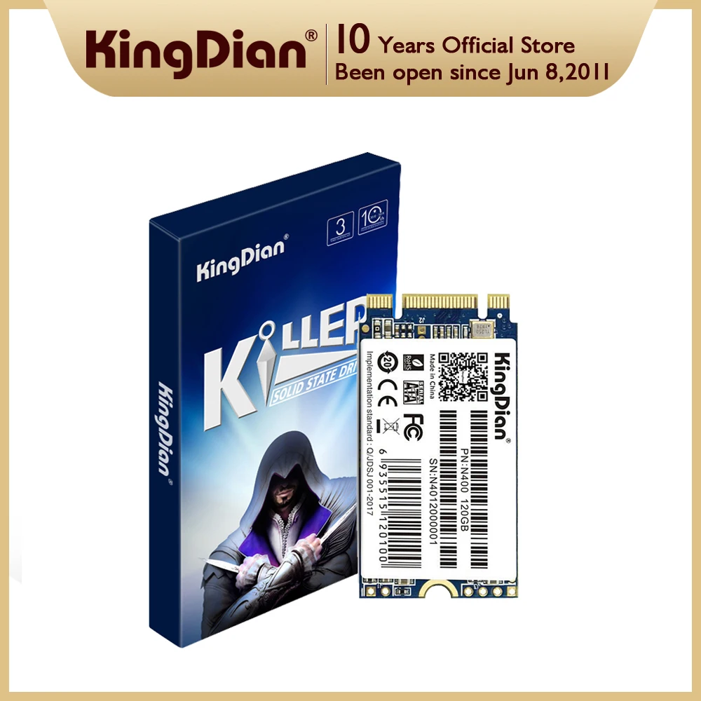 KingDian m.2 SSD 2242 128 ГБ 256 512 1 Тб HDD мм NGFF M2 Внутренний твердотельный накопитель для
