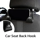Автомобильная вешалка на спинку сиденья, портативный крючок для автостайлинга, подвесная стойка для сумки в салоне для Nissan X-Trail T32 Qashqai J11 Murano Z52, эмблема