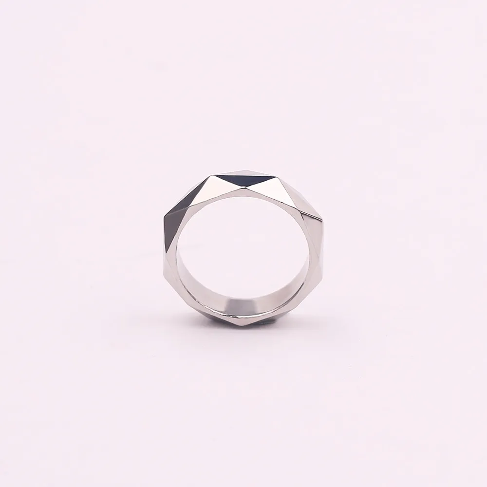 rhombus Панк масонское кольцо для мужчин, античное серебро, мастер, печатка, кольцо для мужчин, Панк масонское ювелирное изделие, ювелирные изделия на палец - Цвет основного камня: rhombus
