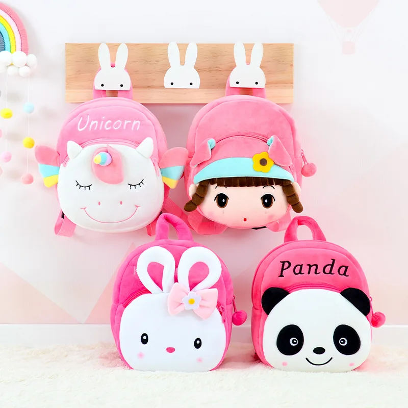 

Плюшевый Рюкзак кавайная кукла мягкая игрушка для девочки милые Мультяшные мягкие животные для ребенка школьная сумка через плечо для детс...