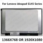 ЖК-экран для ноутбука Lenovo Ideapad S145-15AST, S145-15API, 81N3, матрица со светодиодным дисплеем 15,6 дюйма, 30Pin FHD 1920X1080, замена