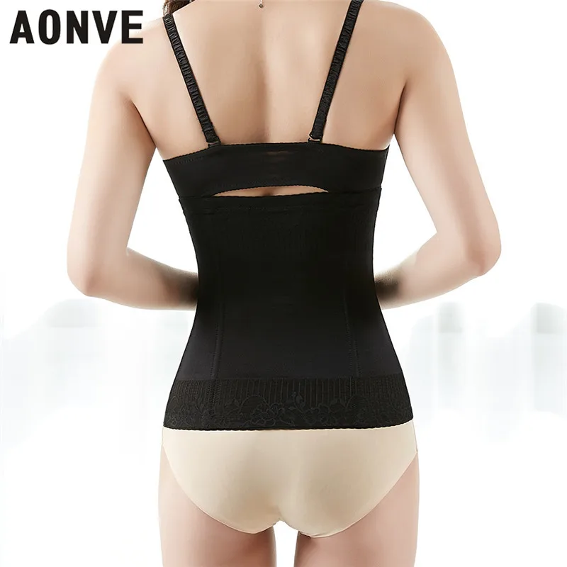 Waist trainer Sexy Lace Slimming Underwear Modeling strap 4 Steel bone Postpartu Body Shapewear Woman Black Lingerie Wedding