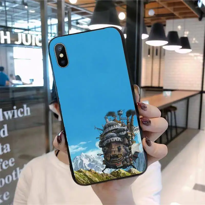 

Howls Moving Castle Phone Case for iPhone 11 12 pro XS MAX 8 7 6 6S Plus X 5S SE 2020 mini