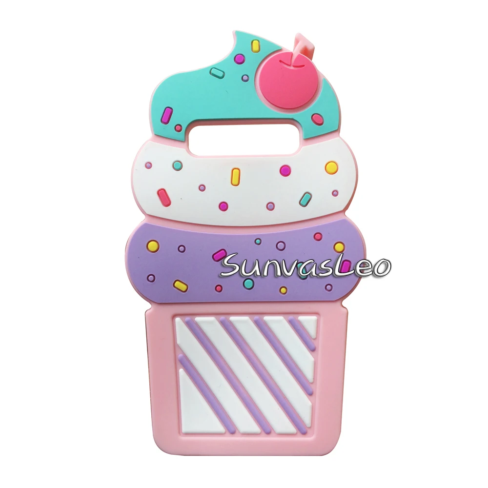 Pink Cherry IceCream Мягкий силиконовый чехол для samsung Galaxy S10e S10 S10Plus с объемным изображением животных из мультфильмов, защитный противоударный чехол для задней панели телефона - Цвет: Pink Cherry IceCream