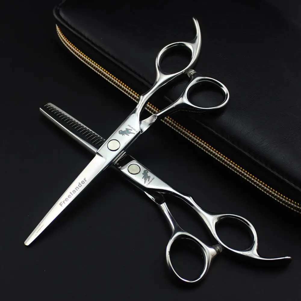 

Sharp New professional JAPAN 6 inch hair cutting thinning scissors hairdressing cover razor blade cutting barber salon shears
