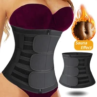 neoprene sweat waist trainer body shaper tummy corset slimming belt shapewear weight loss belly band sports girdles workout belt