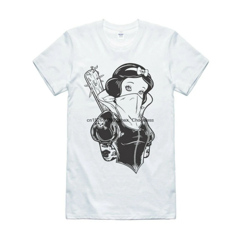 Женская одежда для татуировок Rebel Белоснежка чернильный топ в стиле панк-рок