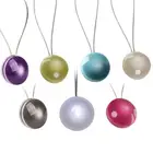 Круглая полимерная застежка для штор кошачий глаз