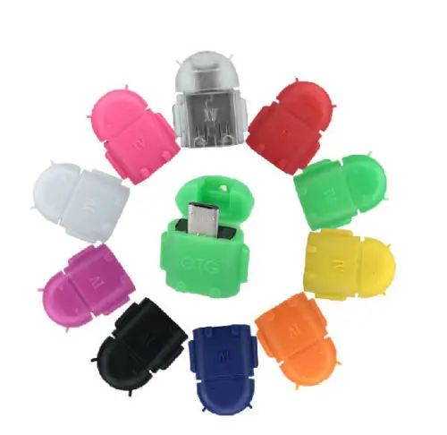 Android в форме робота Micro USB к OTG адаптер кабель для смартфона Galaxy S3 S4 Note2|Переходники