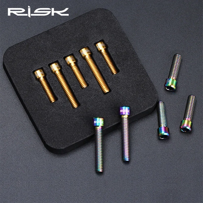 RISK M4 * 13 5/M4x20 мм велосипед из титанового сплава передние/задние болты для