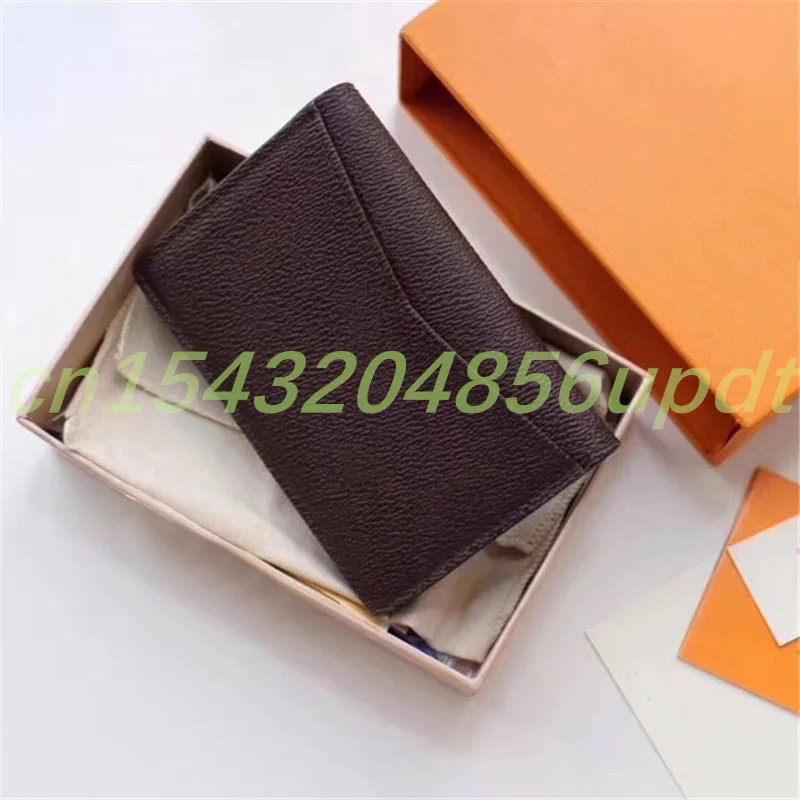 

Лидер продаж, Классический роскошный дизайн, деловой мини-органайзер с карманом, кошелек, мужской/женский модный складной кошелек для мелоч...